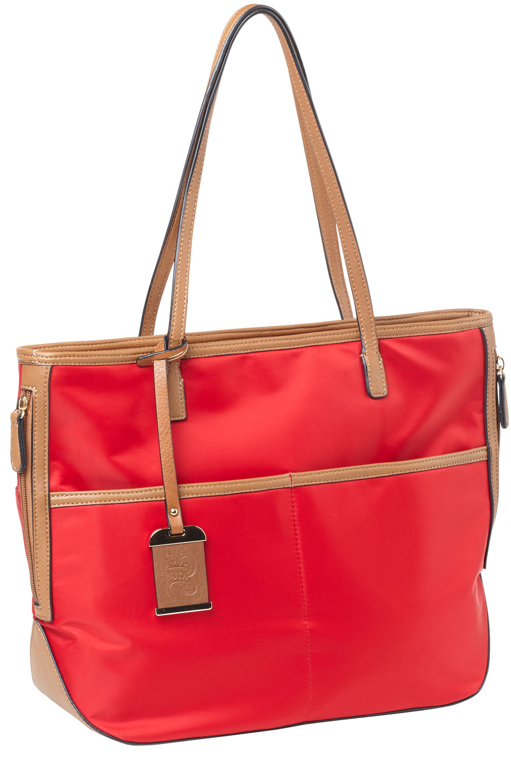 Bulldog BDP056 Red Nylon Tote Purse w/Holster for Small Pistols & Revolvers