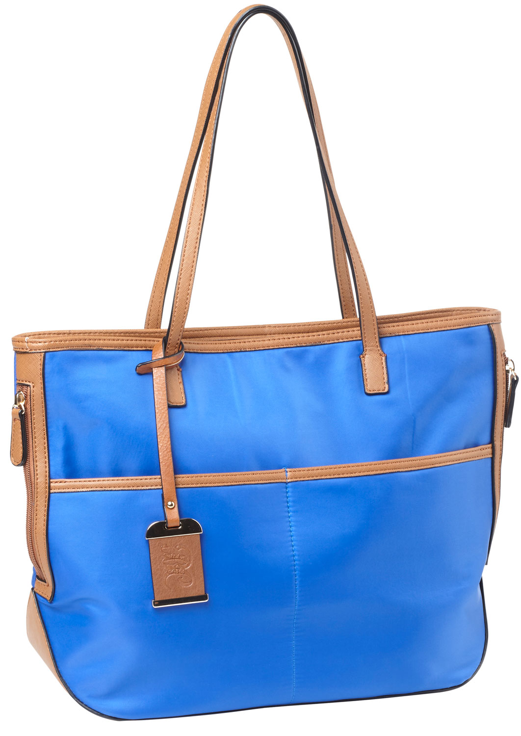 Bulldog BDP057 Electric Blue Nylon Tote Purse w/Holster for Small Pistols