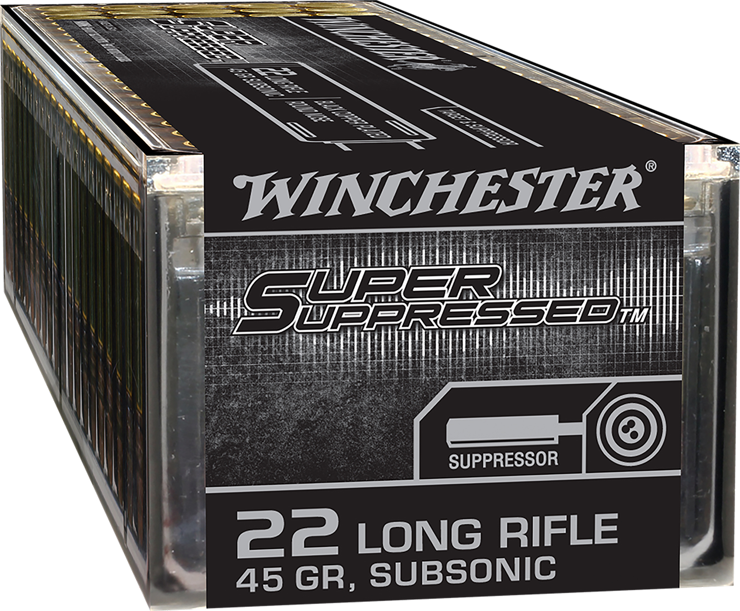 22 Long Rifle 50 Rounds Ammunition Winchester 45 Grain Lead Nose