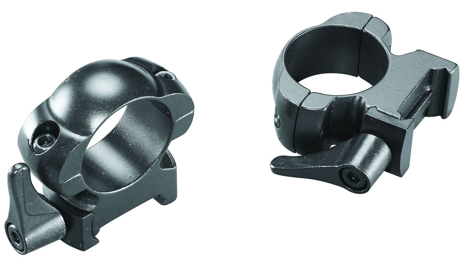 Weaver Mounts 49326 Lever Lok Top Mount 1" High Matte Black Steel