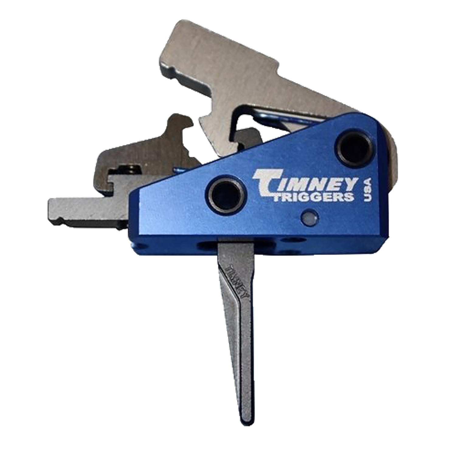 Timney 663SST Targa 2-Stage AR Trigger, 2 lbs, Straight, Black/Blue Finish