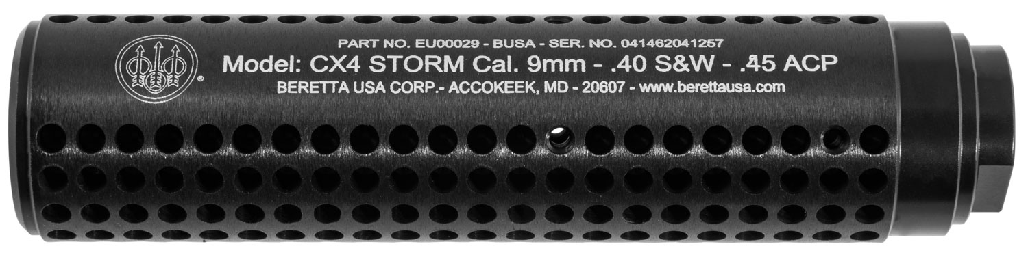 Beretta USA EU00029 Barrel Shroud 9mm/40/45 Cal Black Aluminum Fits-img-0