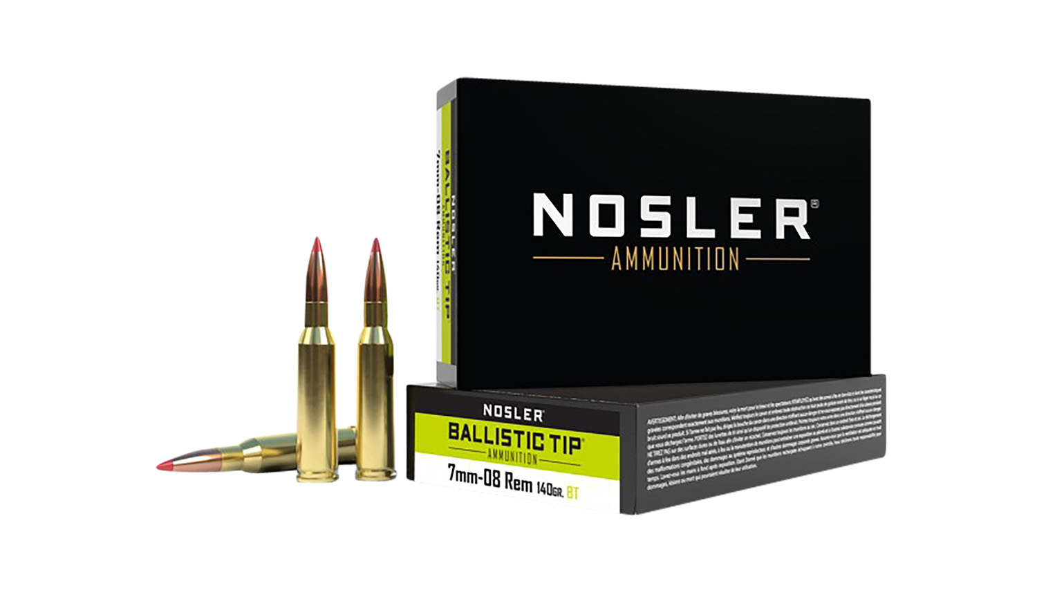 Nosler 7mm-08 Rem 140gr Ballistic Tip Ammo 20 Rnds
