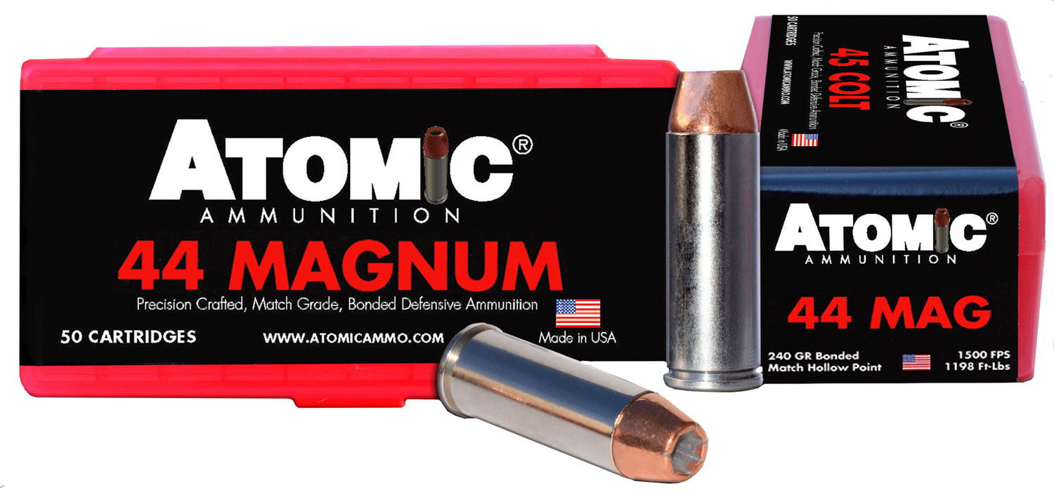 Atomic Ammunition 00440 .44 Rem Mag 240gr Bonded Hollow Point 50 Rounds