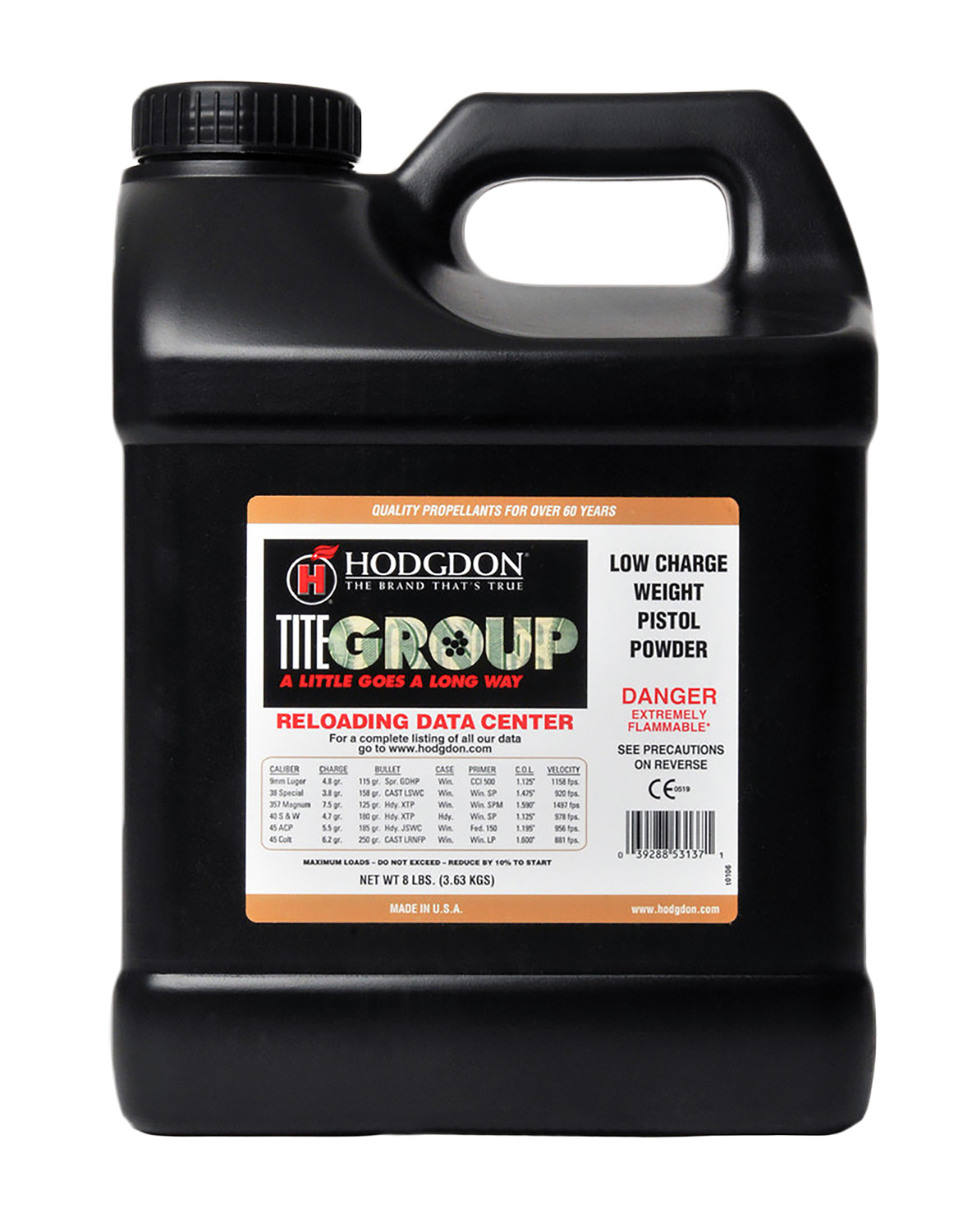 Hodgdon TG8 Tite Group  Smokeless Pistol 8 lbs