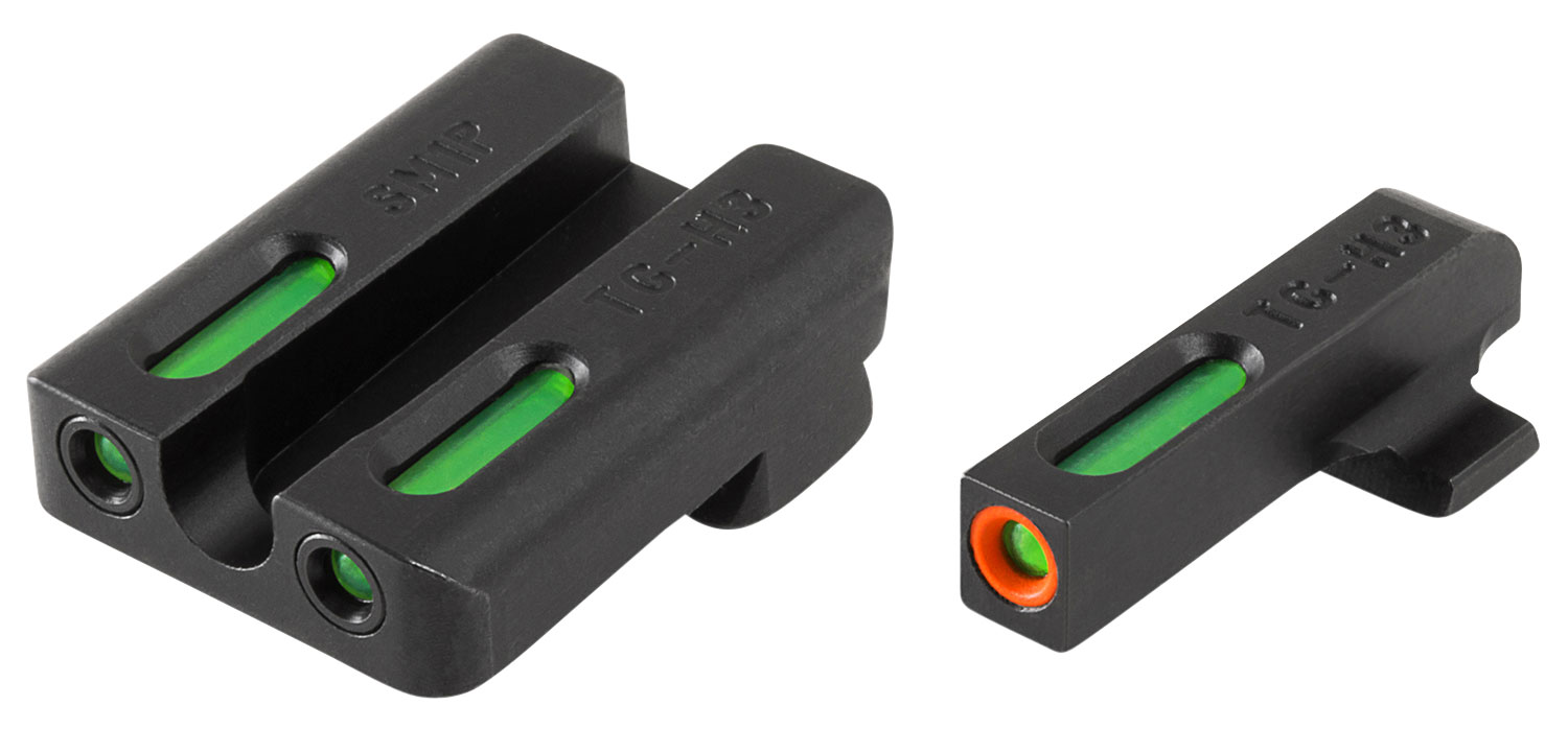 TruGlo TG13SM1PC TFX Pro Black | Green Tritium & Fiber Optic Orange-img-0