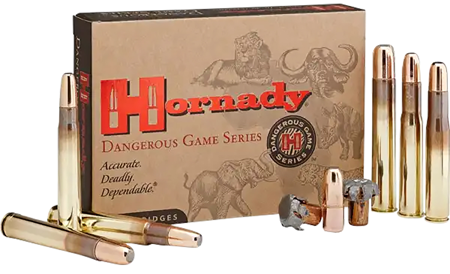 nady 82334 Dangerous Game DGX Bonded 300 Grain .375 H&H Mag 2530 Fps Ammo