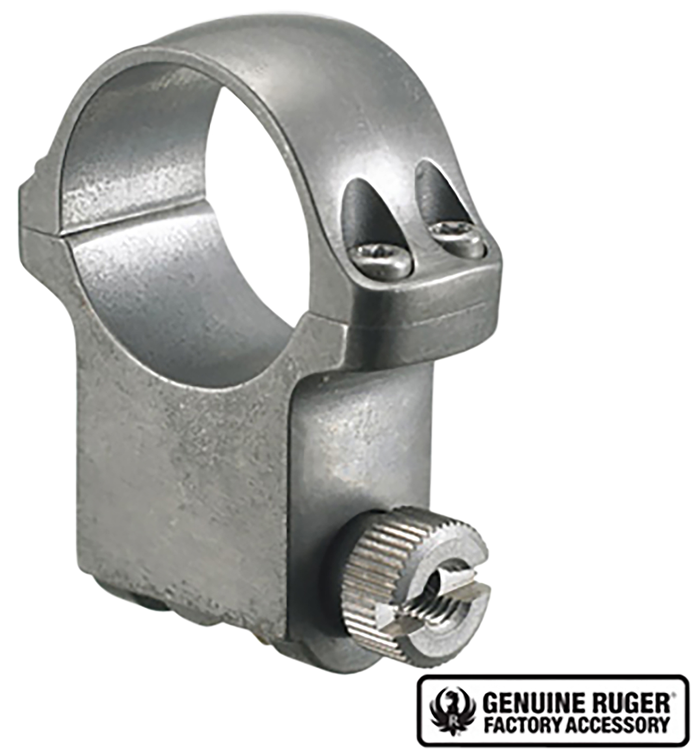 Ruger 90296 6KTG Scope Ring  Silver 1 Extra High