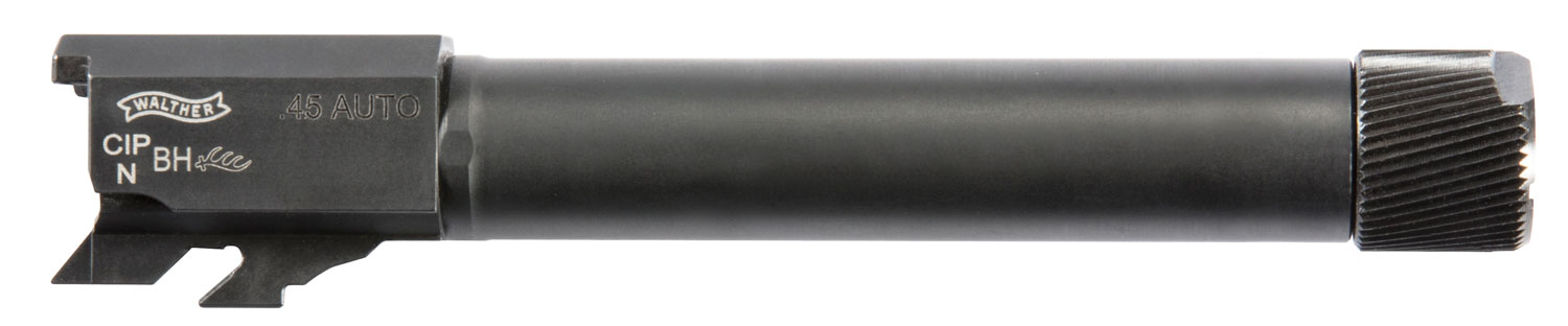 Walther Arms 282674710 Threaded Replacement Barrel 45 ACP 4.60" Black F... - Walther - 4.60"