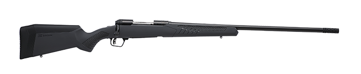 Savage Arms 57036 110 Long Range Hunter 300 Win Mag 4+1 26" Matte Black Metal Gray Fixed AccuStock - SAVAGE ARMS - 300 Win Mag