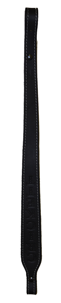 Crickett KSA800 Rifle Sling  Embossed Black Leather, 23L x 1.75 W