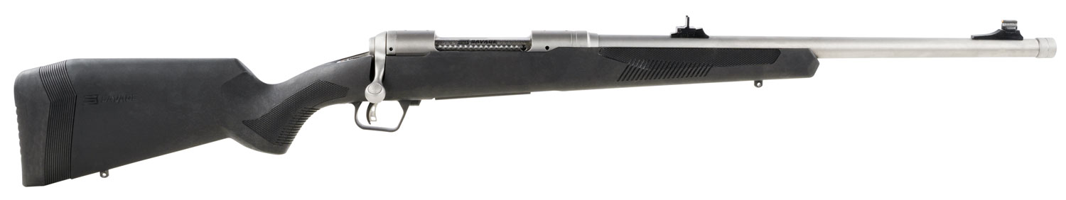 Savage 110 Brush Hunter Rifle 338 Win Mag 20" Barrel Stainless Steel Finish - SAVAGE ARMS - .338 Winchester