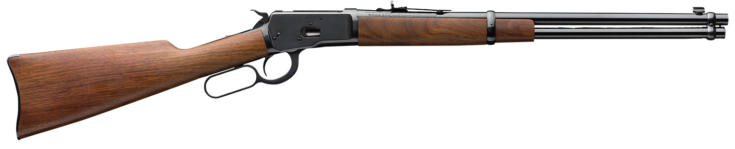 Winchester Repeating Arms 534177141 Model 1892 Carbine Full Size 45 Colt (LC) 10+1 20" Brushed Polish Blued Sporter Barrel, Drilled & Tapped Steel Receiver, Satin Walnut Straight Grip Stock