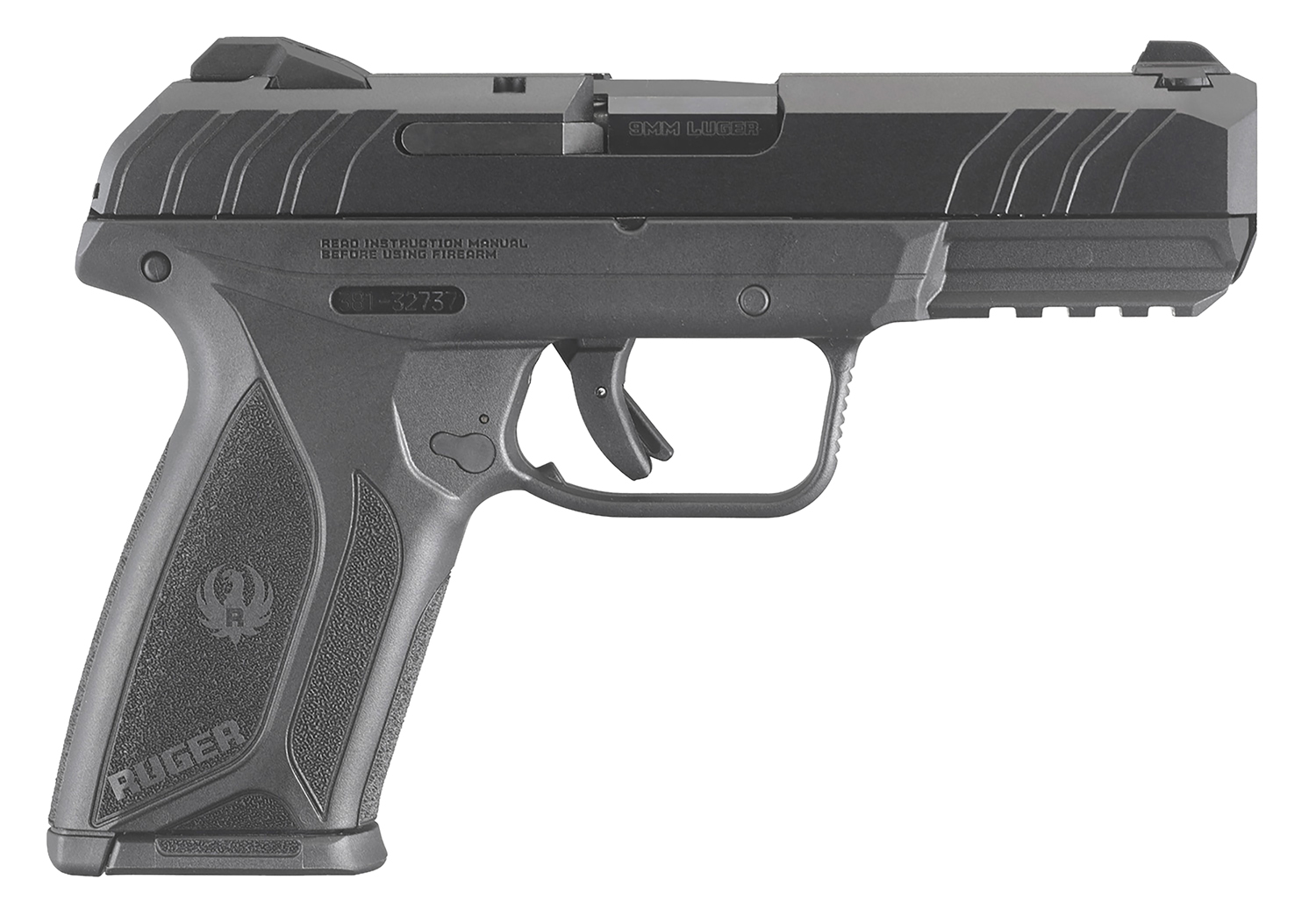 Ruger 3811 Security-9 9mm Luger 10+1 4" Black Steel Barrel, Black Oxide...-img-0