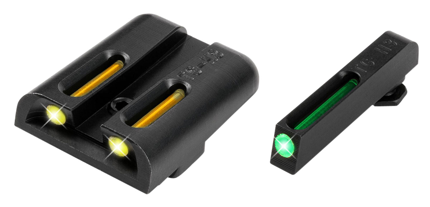 TruGlo TG131GT1Y TFO Green-Tritium-Fiber Optic Front Sight-Yellow-Triti...