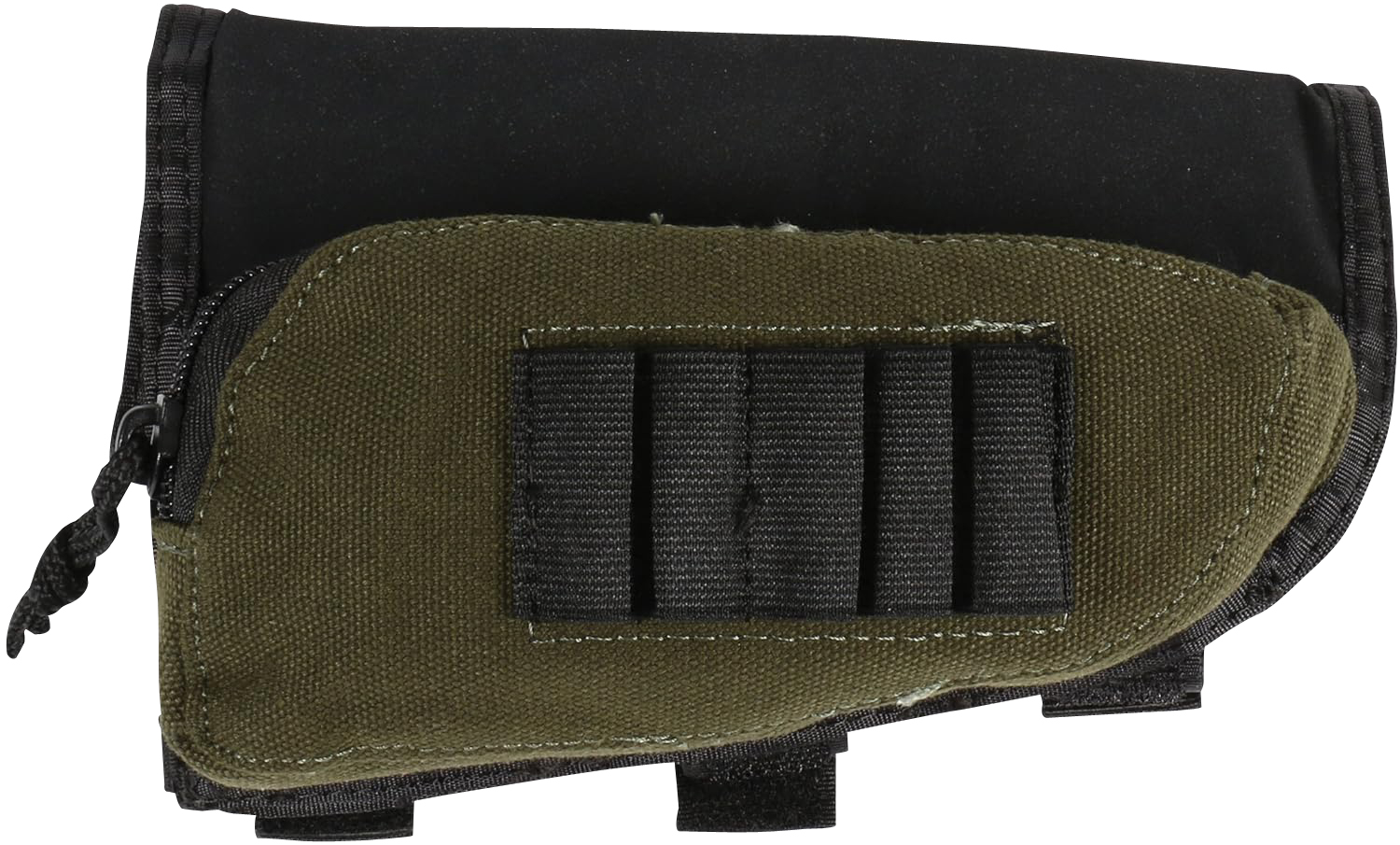 Allen Adjustable Buttstock Shell Holder Green and Black with Pocket for ...