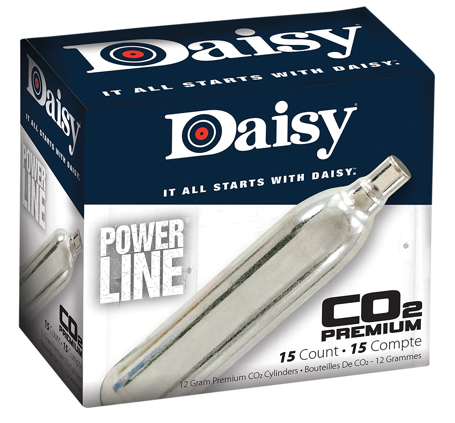 Daisy 7015 Powerline CO2 Cylinder 12 gram 15 Per Pack-img-0
