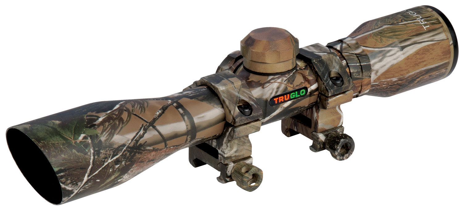 TruGlo TG8504CD Compact Realtree APG 4x 32mm 1” Tube Diamond Reticle... - TRU Ball - 32MM for sale at TheGunDock