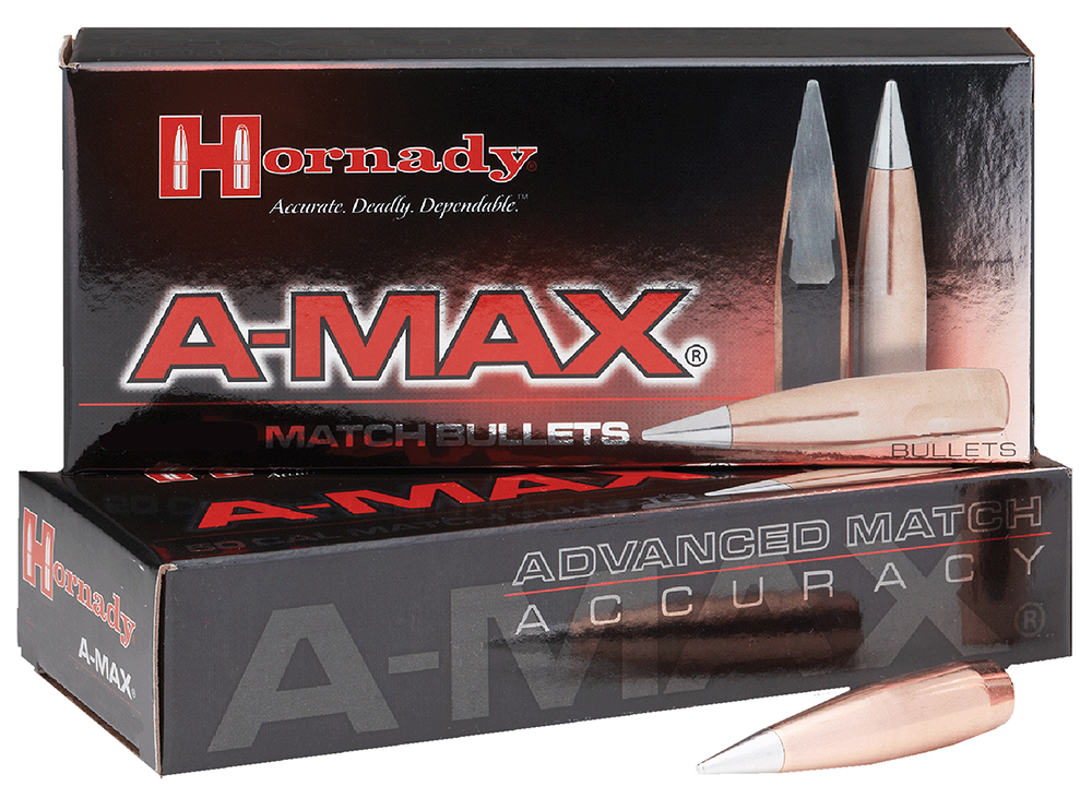 Hornady 50 Caliber Bullets 750 Grains A-Max (Per 20) 5165