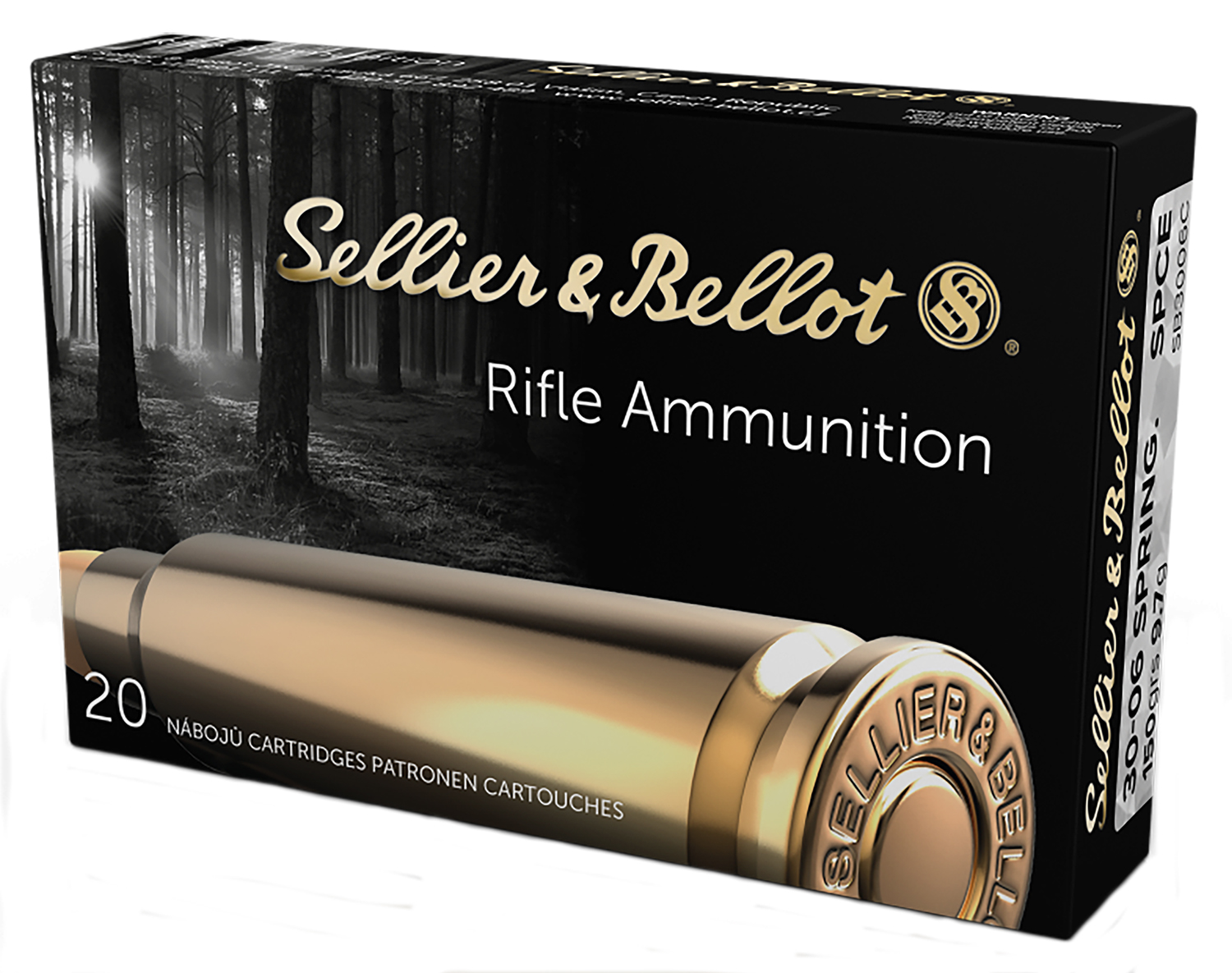 Sellier & Bellot SB3006C Rifle  30-06Springfield 150gr Soft Point Cut Through Edge 20 Per Box/20 Case
