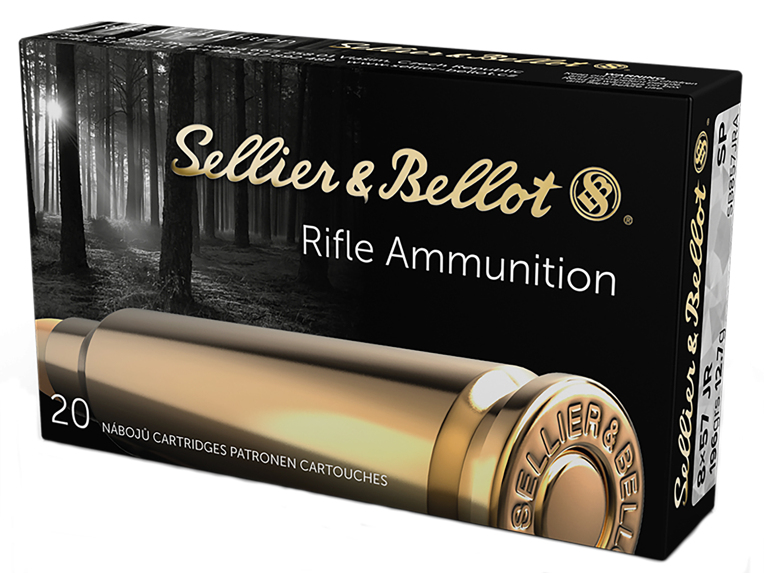 Sellier & Bellot SB857JRA Rifle  8x57mmJR 196gr Soft Point 20 Per Box/20 Case