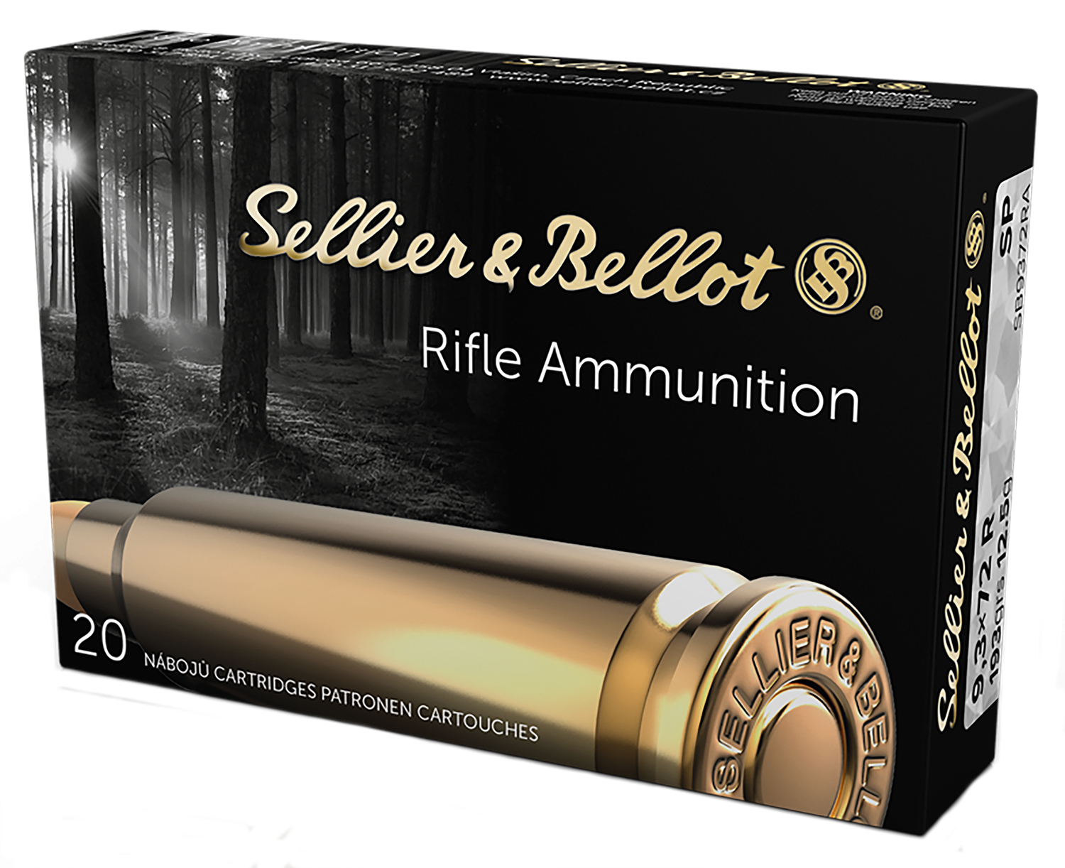 lier & Bellot (S&B) SB9372RA Soft Point 193 Grain 9.3x72mmR 2005 Fps Ammo