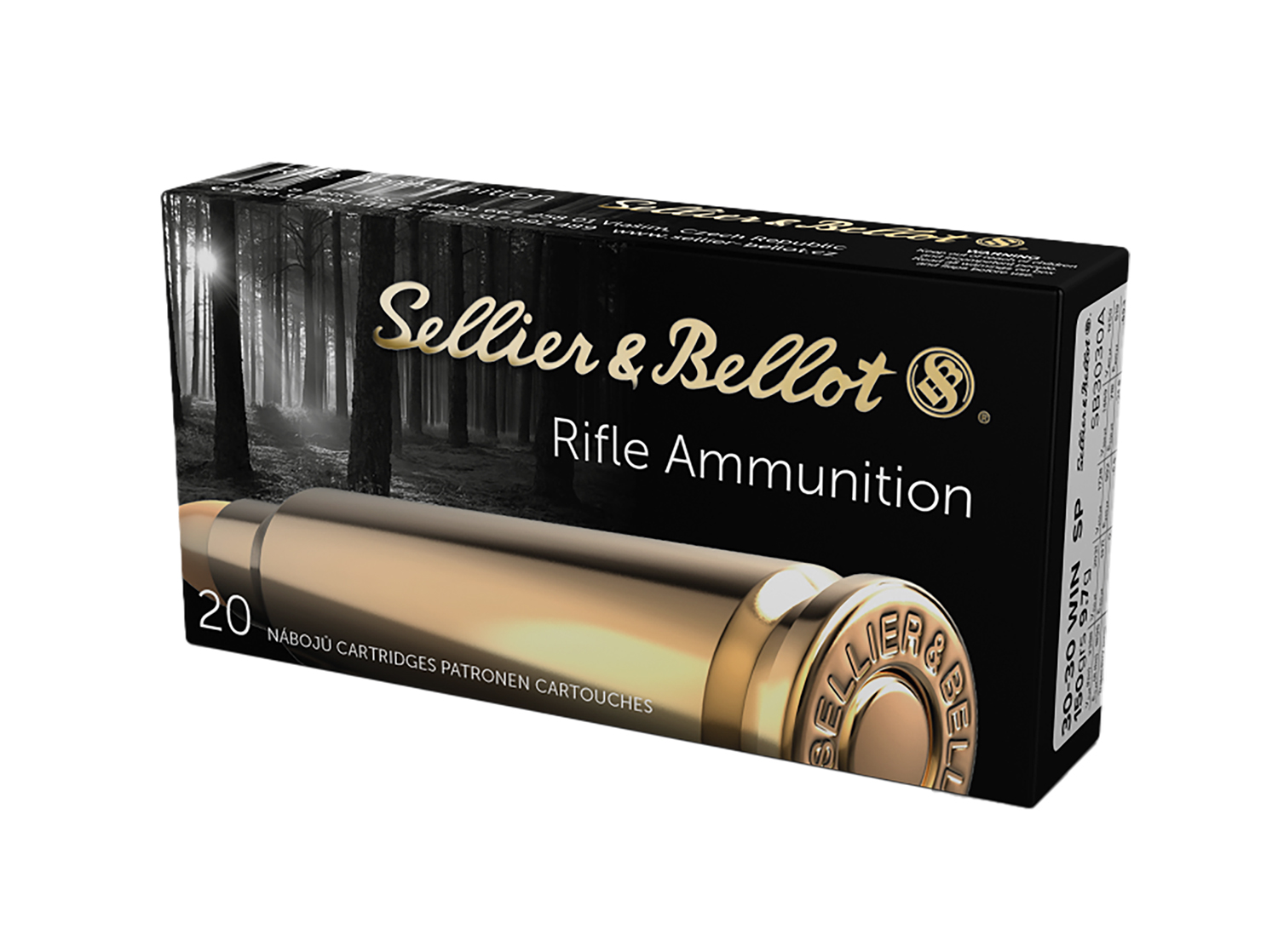 Sellier & Bellot SB3030A Rifle  30-30Win 150gr Soft Point 20 Per Box/25 Case