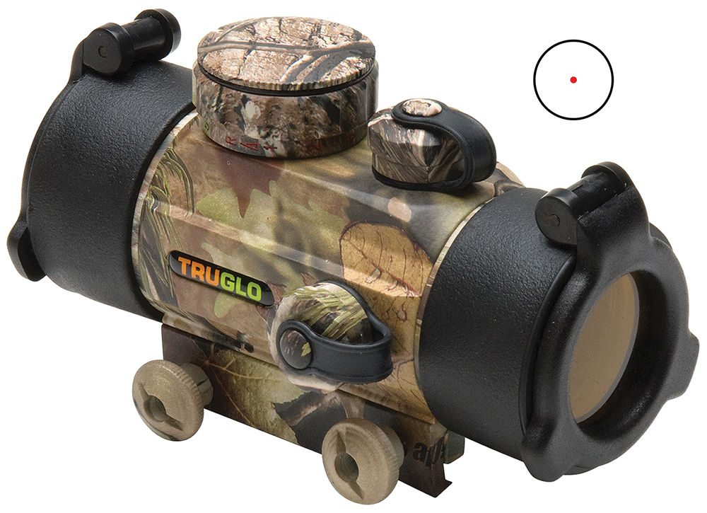 TruGlo TG8030A Traditional Realtree APG 1x 30mm 5 MOA Illuminated Red Dot -img-0