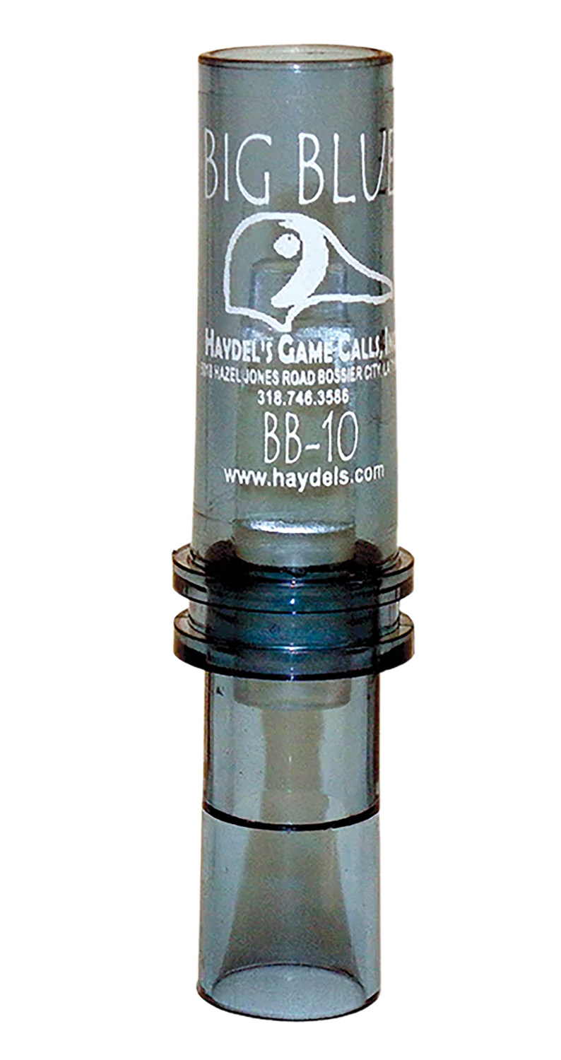 Haydel's Game Calls BB10 Big Blue  Open Call Double Reed Bluewing Teal Sounds Attracts Ducks Clear Acrylic
