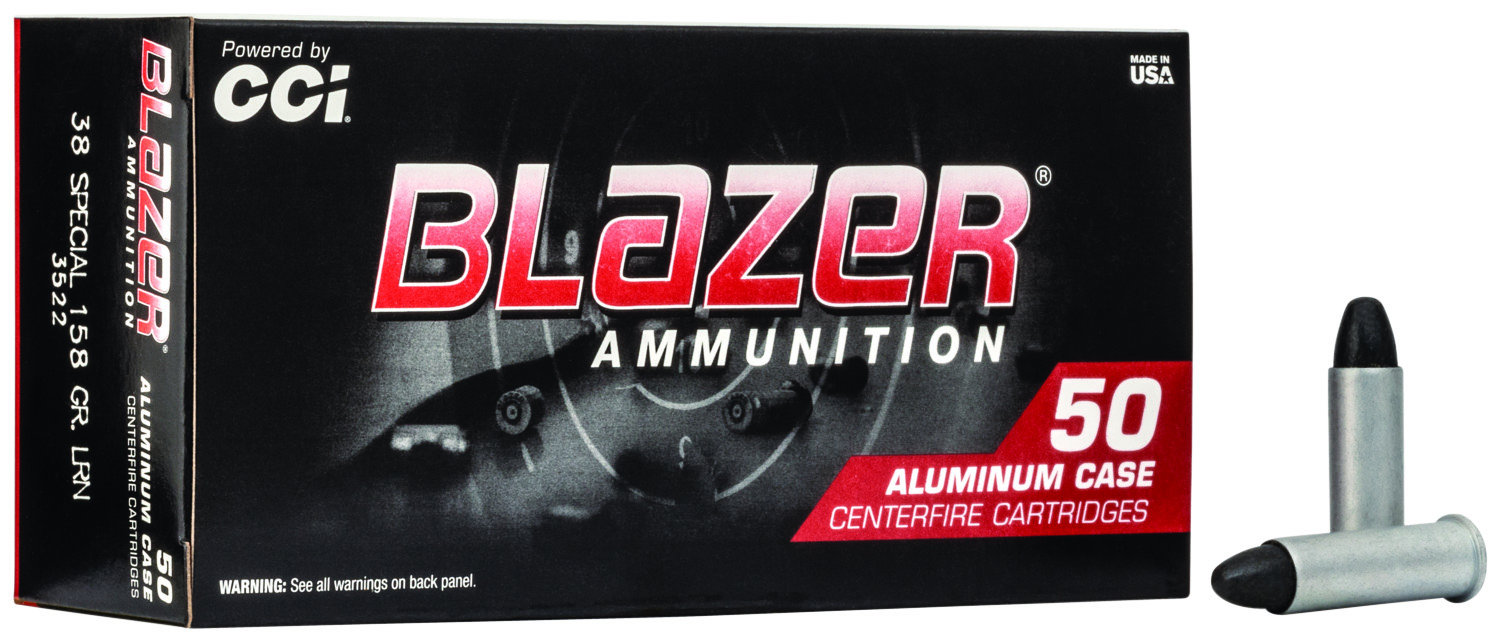 zer 3522 Aluminum Lead Round Nose 158 Grain .38 Special 755 Fps Ammo