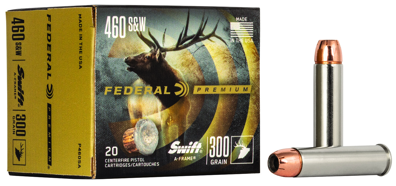 eral P460SA Premium Swift A Frame 300 Grain .460 S&W Mag 1750 Fps Ammo