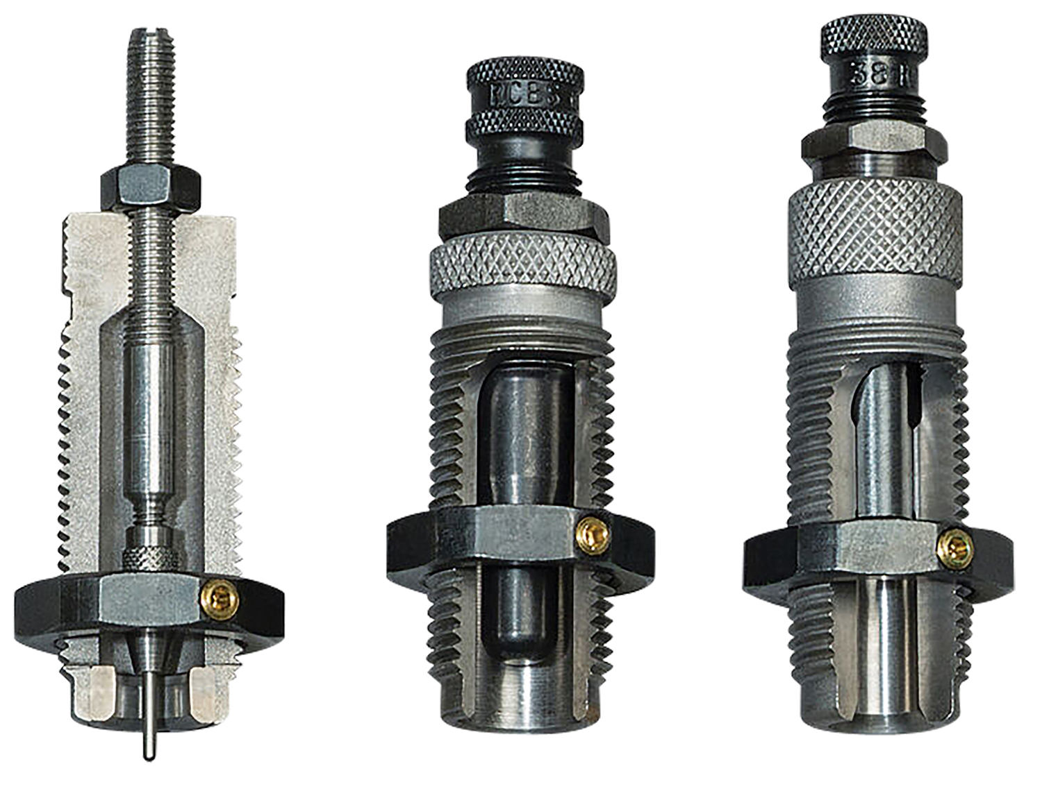 RCBS 3 Die Roll Crimp Set - Group C Straight Walled Rifle Cartridges ....