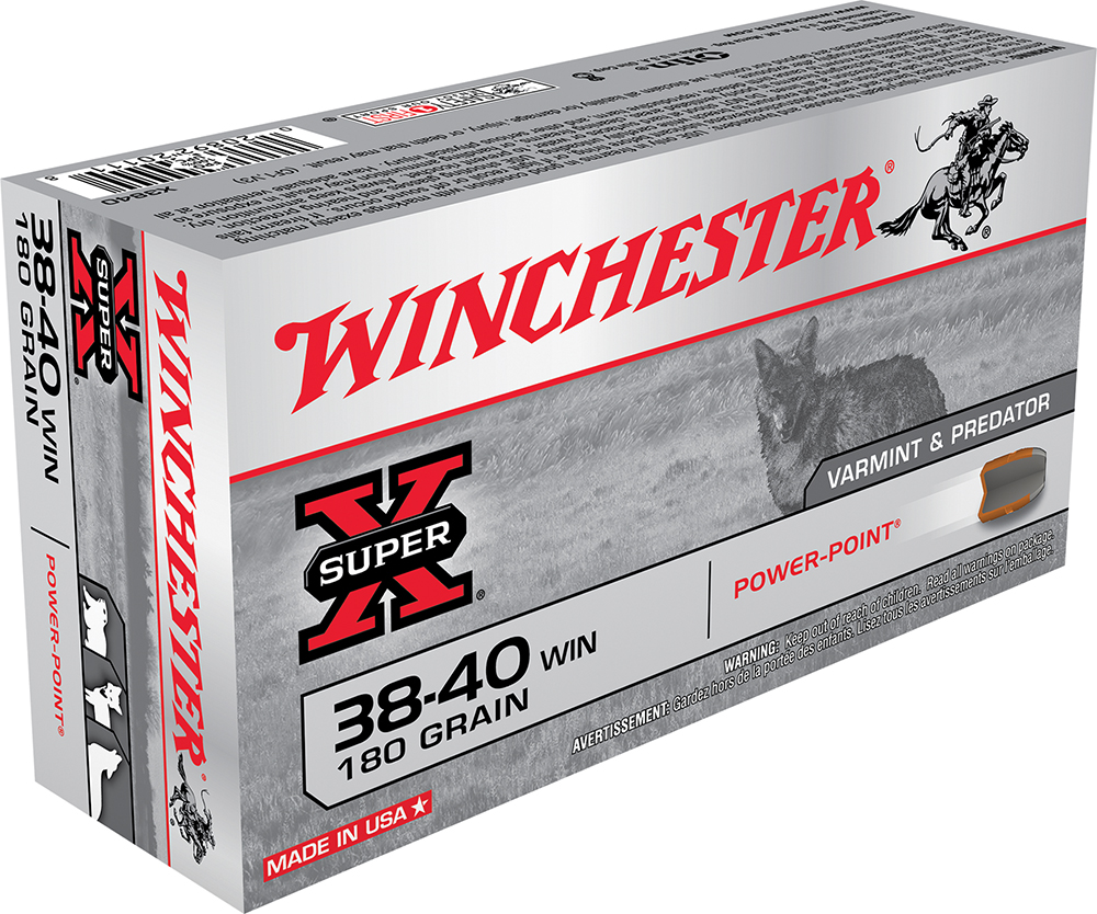 Winchester Ammo X3840 Super-X 38-40 Winchester Soft Point 180GR 50 Box ...