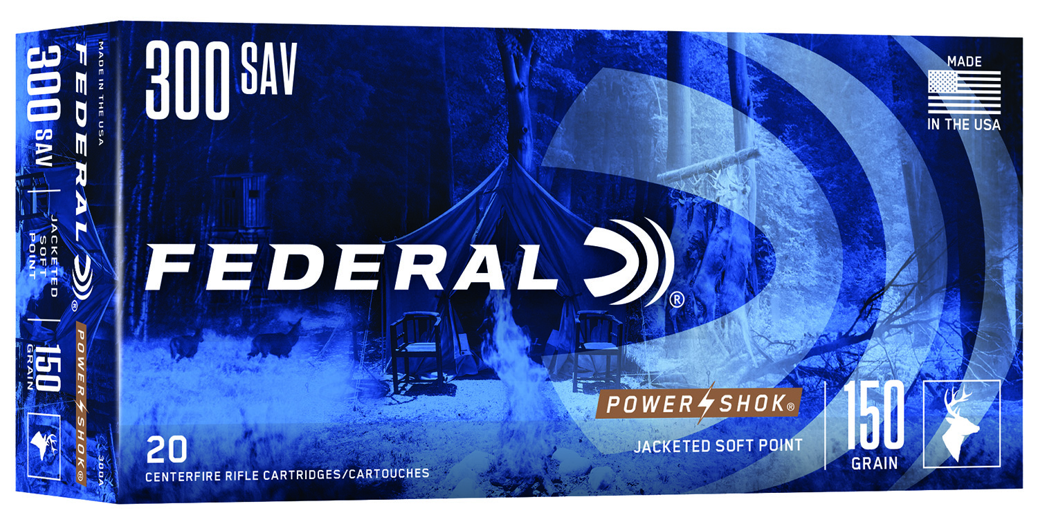eral PowerShok 300 Savage 150 Grain Soft Point 20 Round Box 300A Ammo