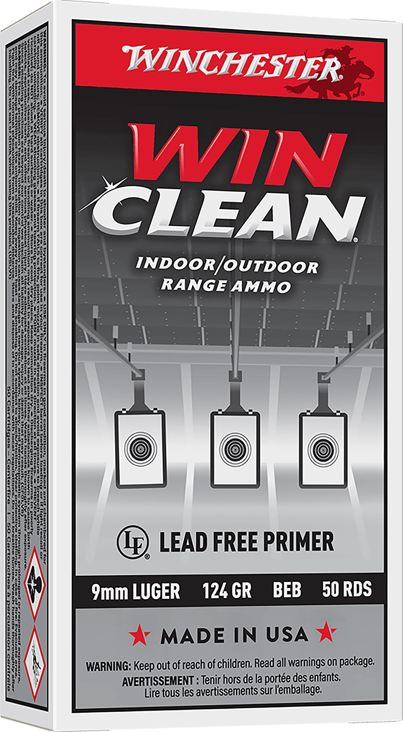 Winchester Ammo WC92 Super X Target 9mm Luger 124 gr Winclean Brass Enclosed Base 50 Per Box/ 10 Cs - Winchester - WINCLEAN BRASS ENCLOSED BASE