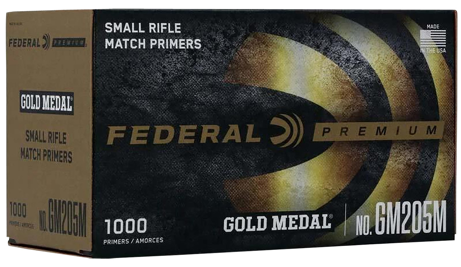 Federal GM205M Gold Medal Premium Small Rifle Multi Caliber 1000 Per Box-img-0