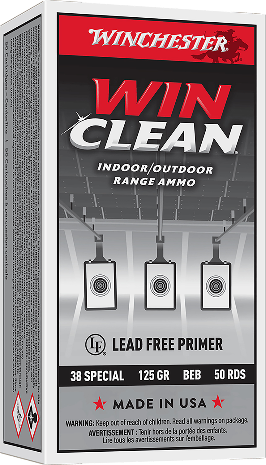 Winchester WC381 .38 Special 125 Grain Brass Enclosed Base 50 Rounds - Winchester - WINCLEAN BRASS ENCLOSED BASE
