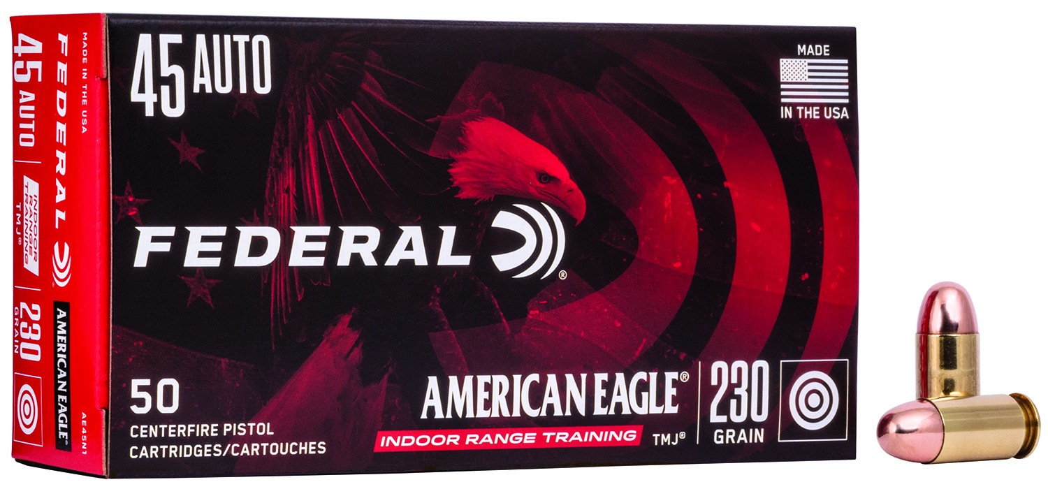 rican Eagle AE45N1 IRT Total Metal Jacket 230 Grain .45 ACP/Auto 850 Fps Ammo