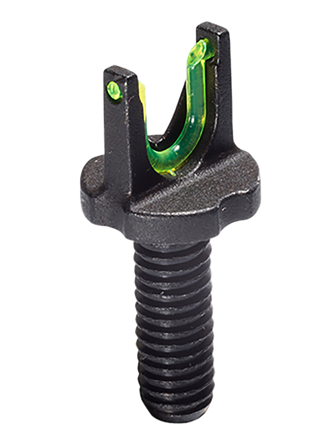 HiViz AR2008 AR-15 Tactical Rifle Front Sight Black with LitePipes