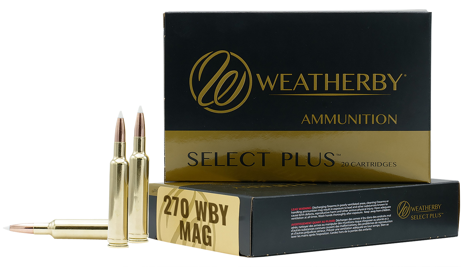WEATHERBY Select Plus .270 Magnum 150Gr NP 20rd Box Rifle Ammo (N270150PT)