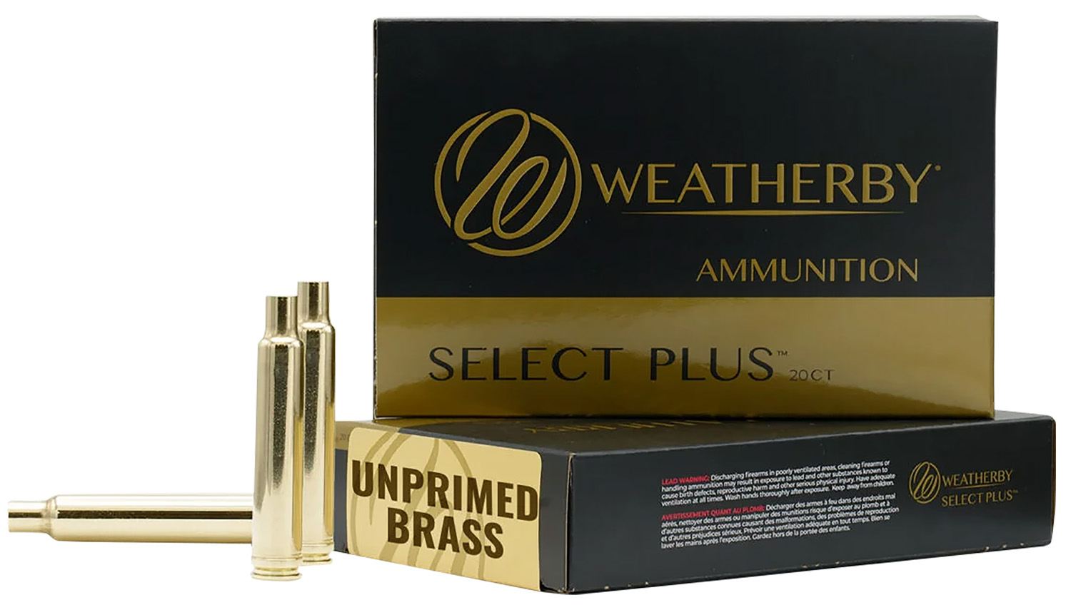 Weatherby BRASS240 Unprimed Cases 240 Wthby Mag Rifle Brass/ 20 Per Box-img-0