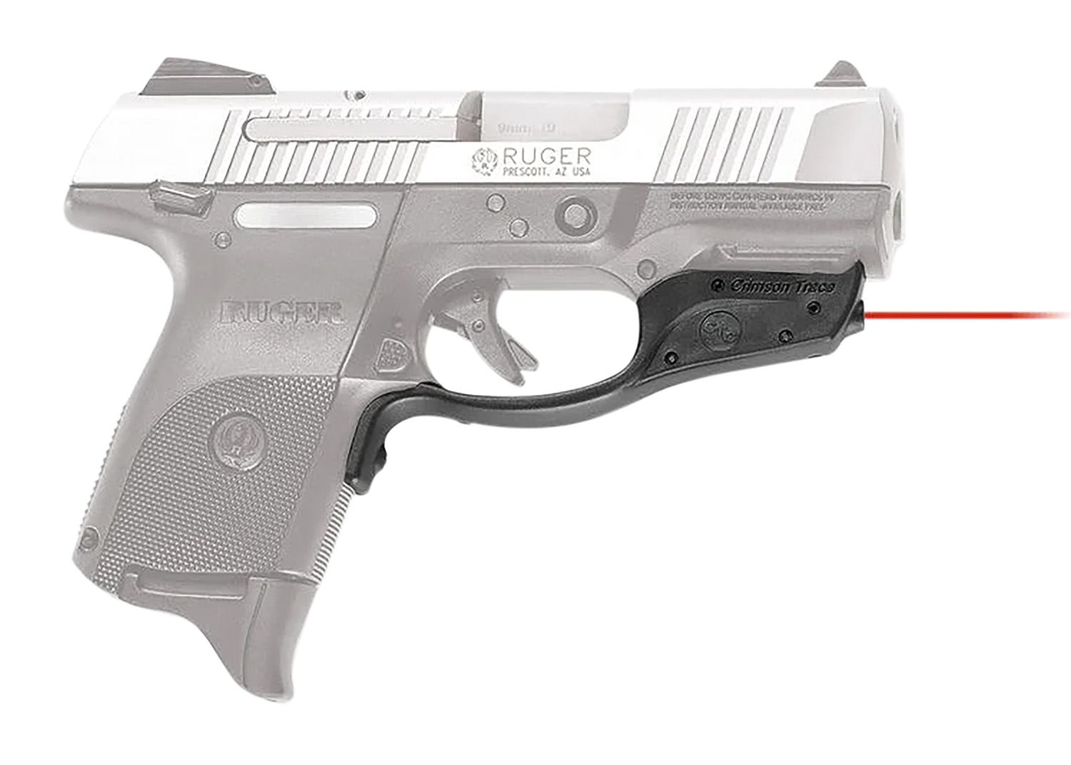 Crimson Trace 0150401 LG-449 Laserguard Black Red Laser Ruger SR9C/SR40C