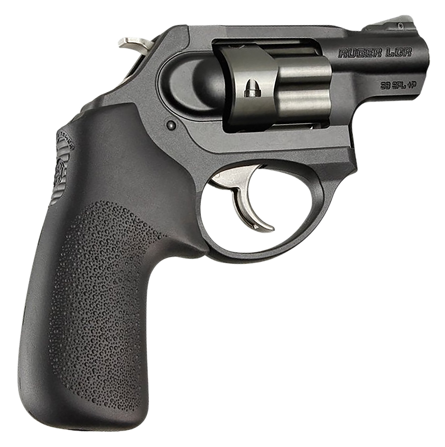 Hogue 78030 Tamer Black Rubber Grip for Ruger LCR/LCRx, No Finger Grooves