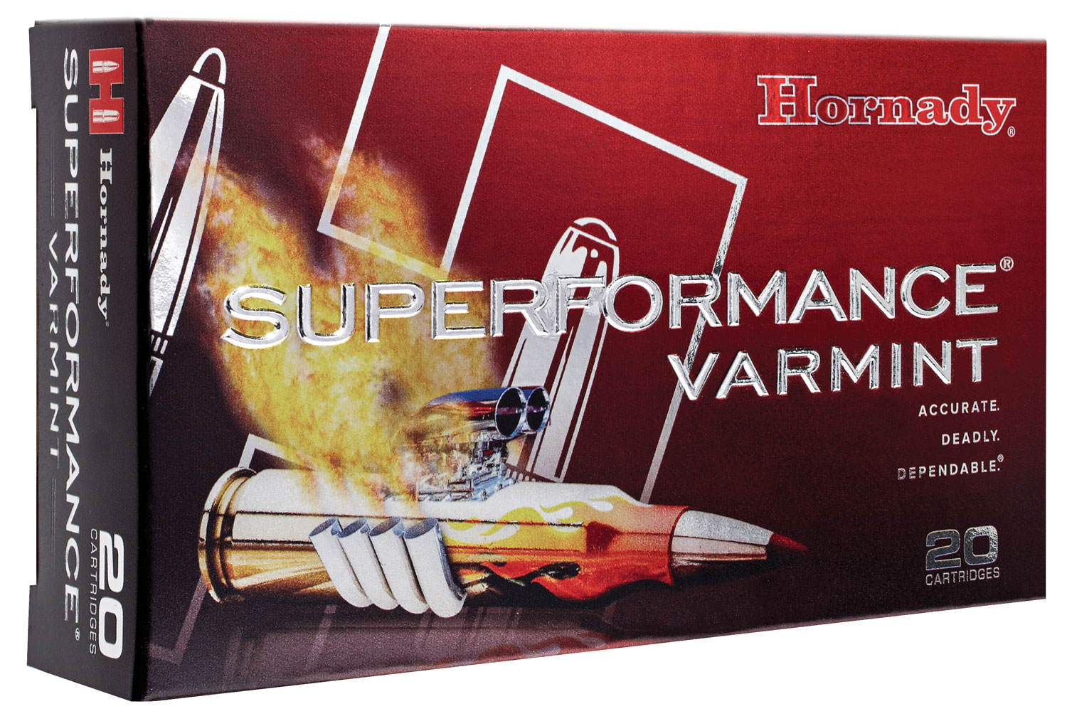 Hornady 8025 Superformance Varmint  223Rem 53gr Hornady V Max 20 Per Box/10 Case