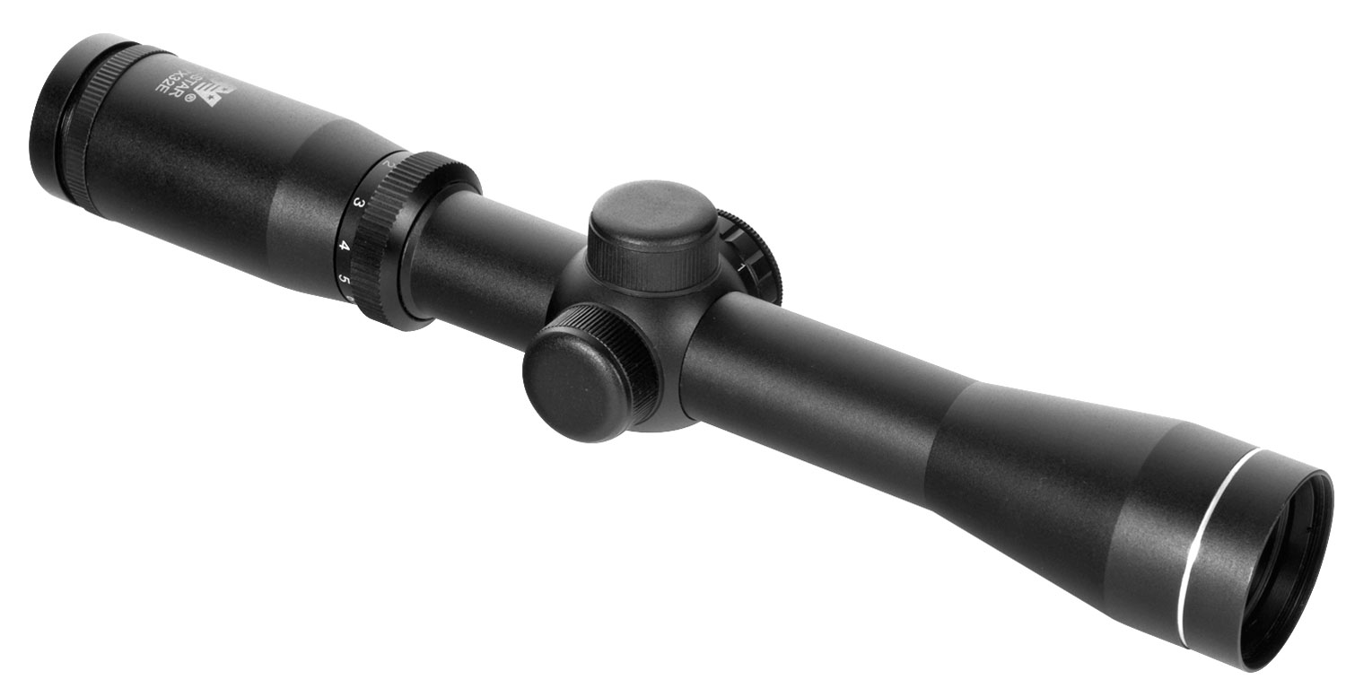 NcStar SEPB2732B Pistolero 2-7x32mm Red Plex Reticle Scope Black