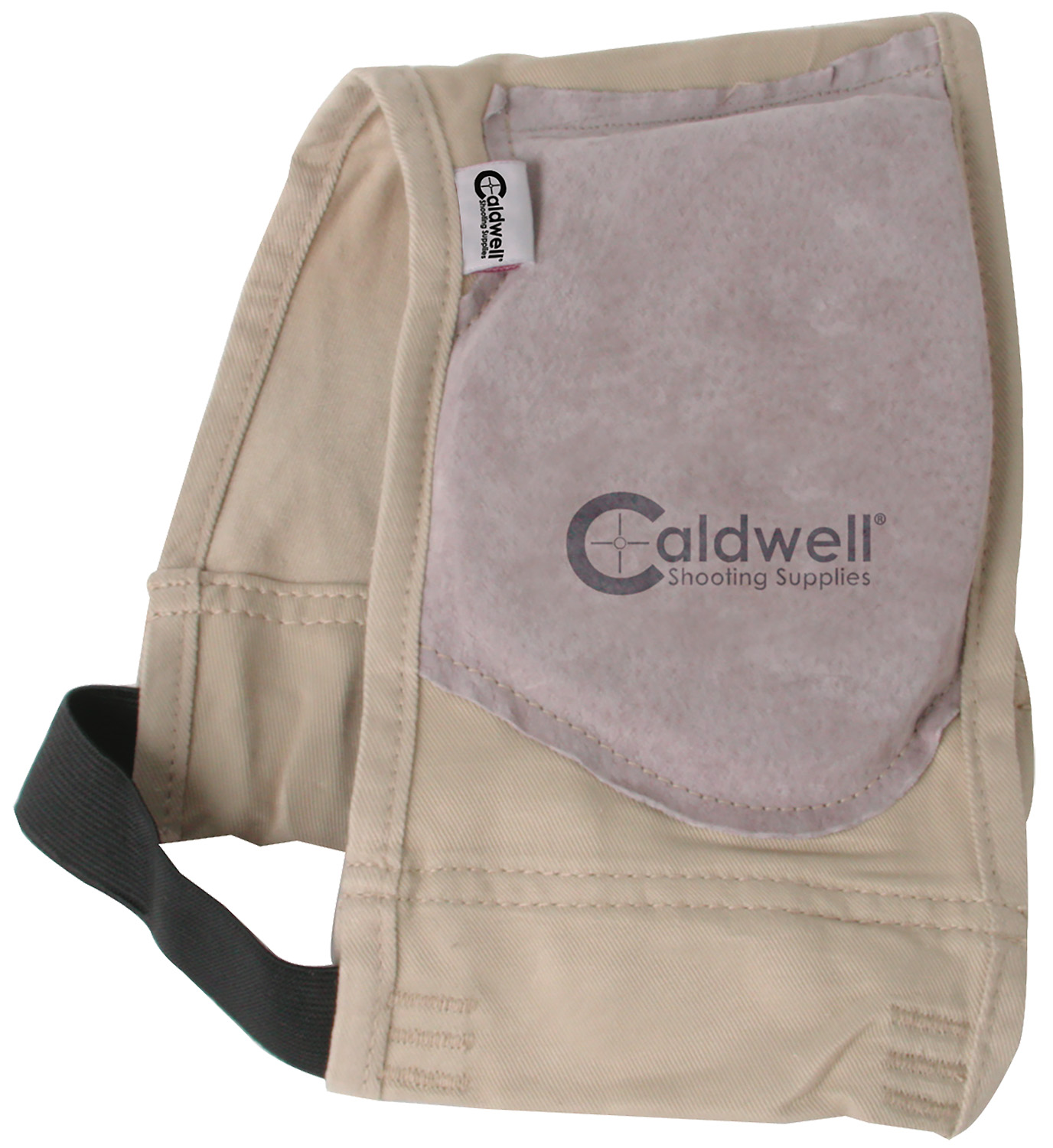 Caldwell 300010 Magnum Recoil Shield Tan Cloth w/Leather Pad Ambidextrous
