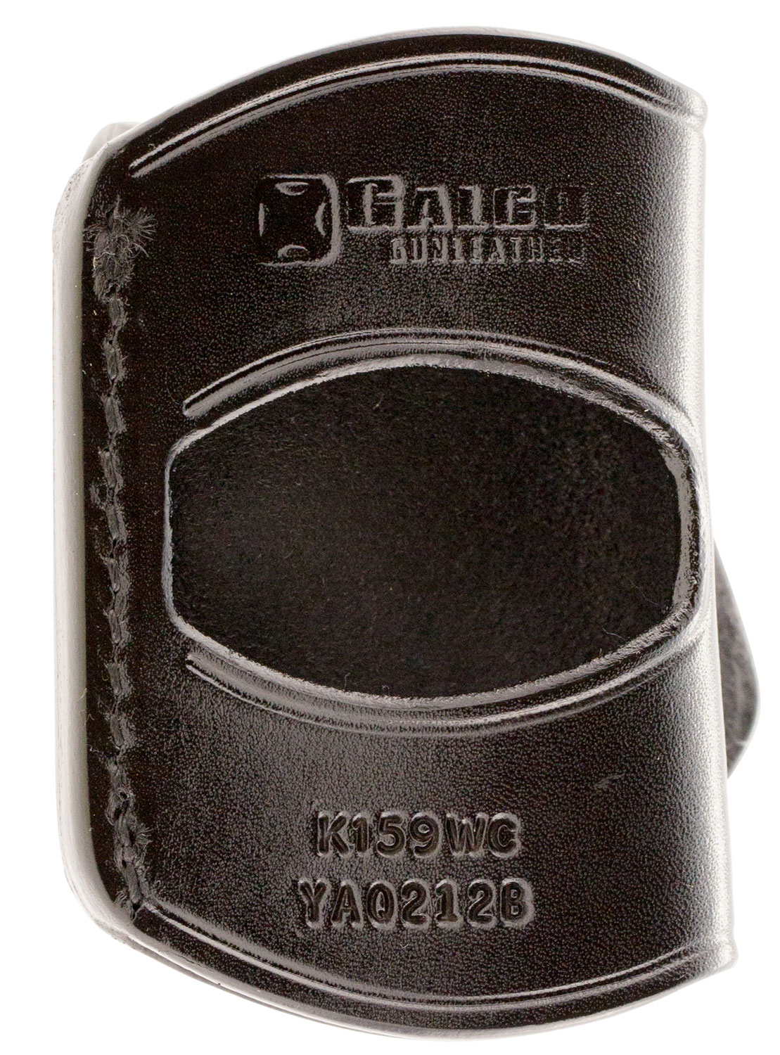 Galco YAQ212B Yaqui OWB Black Leather Belt Slide Holster 1911 3-5"