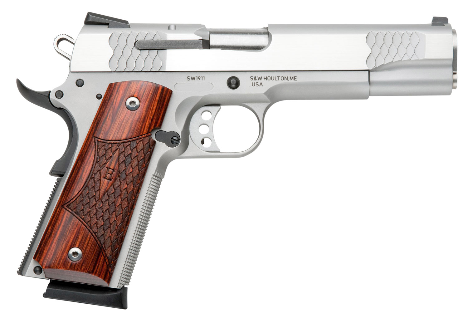 Smith & Wesson 108482 1911 E-Series Serrated Frame 45 ACP 8+1 5