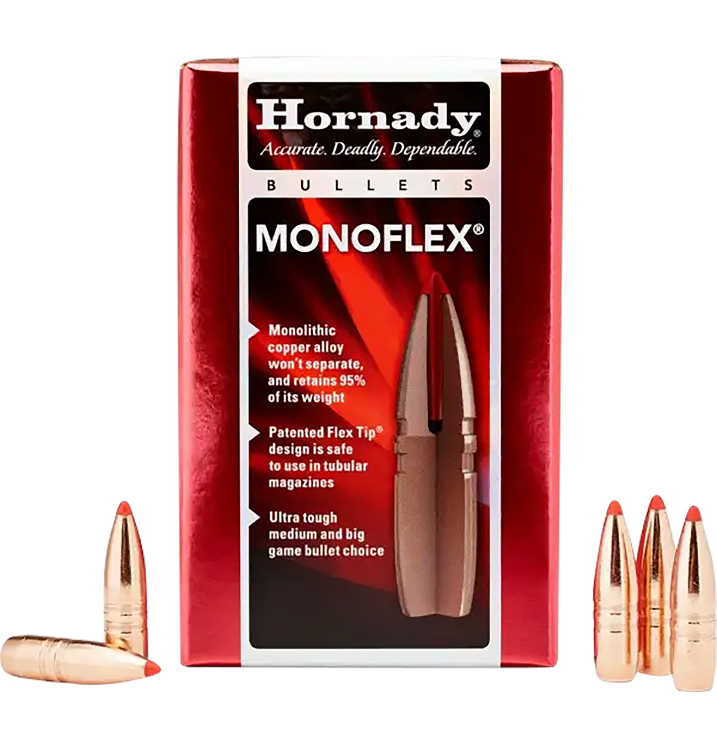 Hornady 45010 MonoFlex 45 Cal .458 250 gr Hunting Ammo