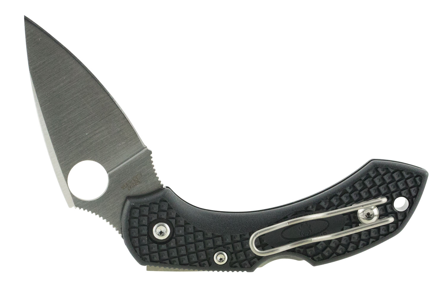 Spyderco Dragonfly 2 Lightweight 2.3in VG-10 Blade, Black FRN Handle Folding Knife - Spyderco - CLIP POINT